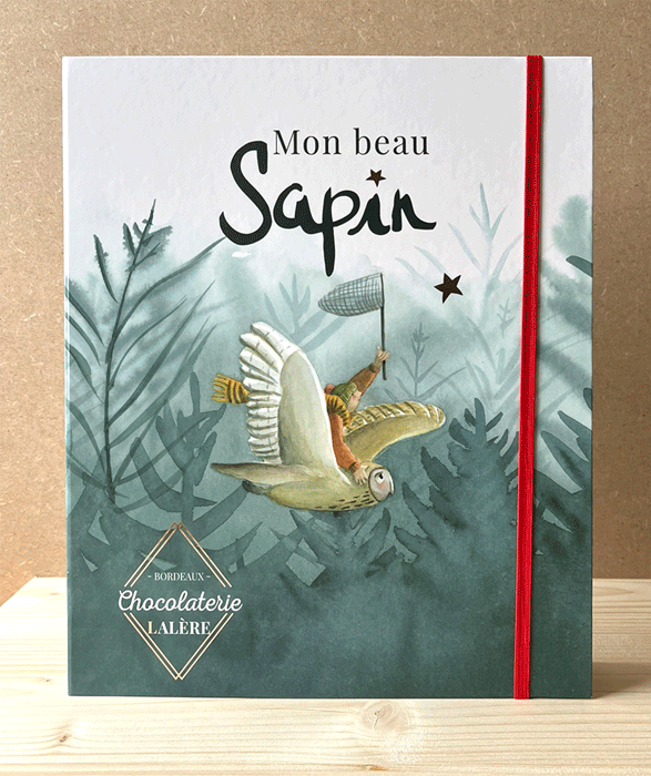 Illustration narrative et poétique pour confiseries haut de gamme