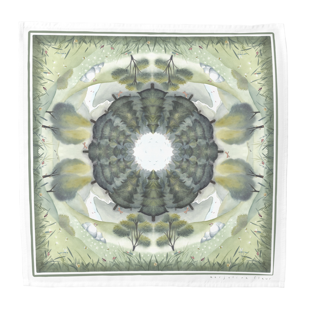 Création artisanale de motifs pour linge de maison enfant